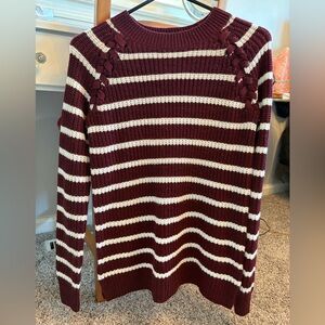 STRIPED KNIT SWEATER ❤️🤍